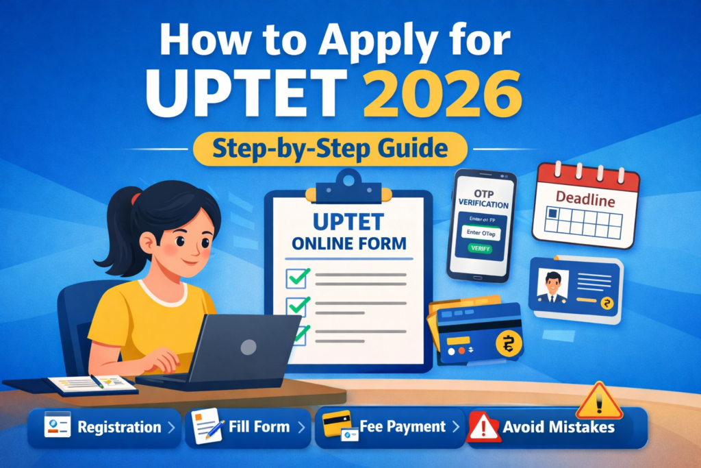 How to Apply for UPTET 2026 – Step-by-Step Guide, Registration, Fees